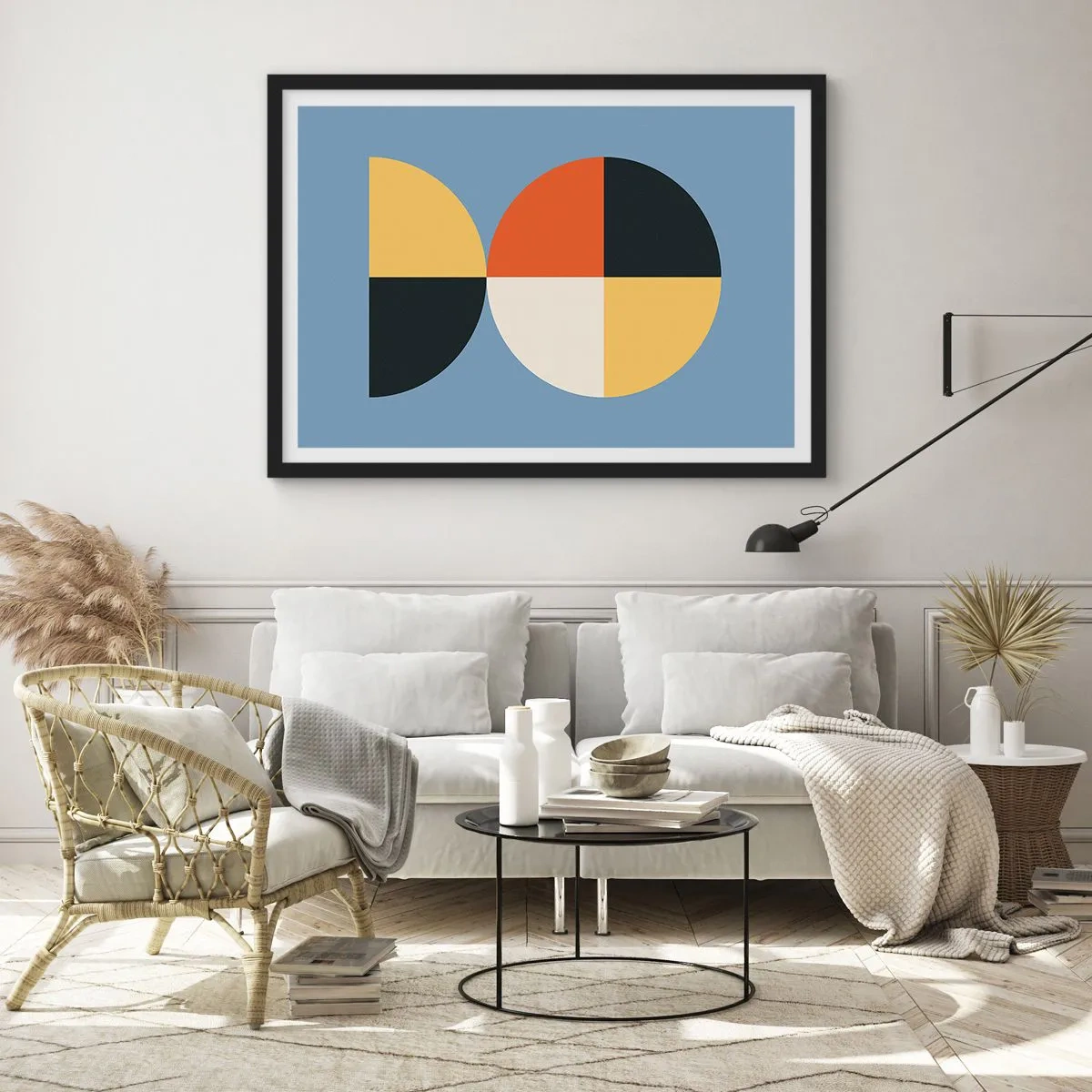 Poszter fehér keretben - Nézd és számolj - 100x70 cm