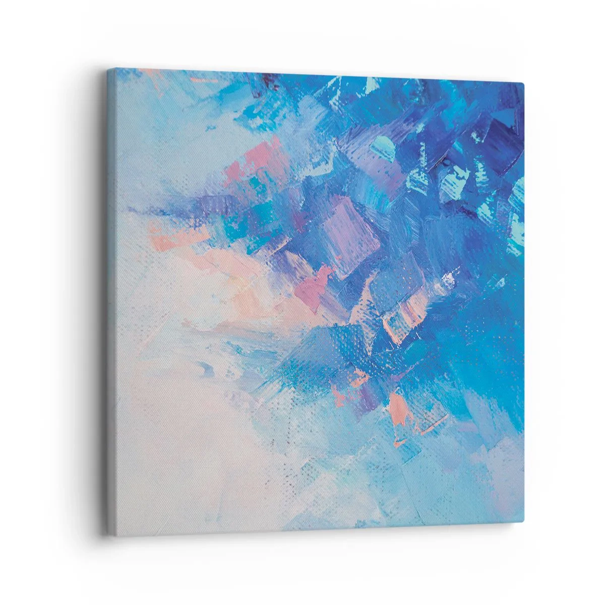 Vászonkép - Téli absztrakció - 30x30 cm