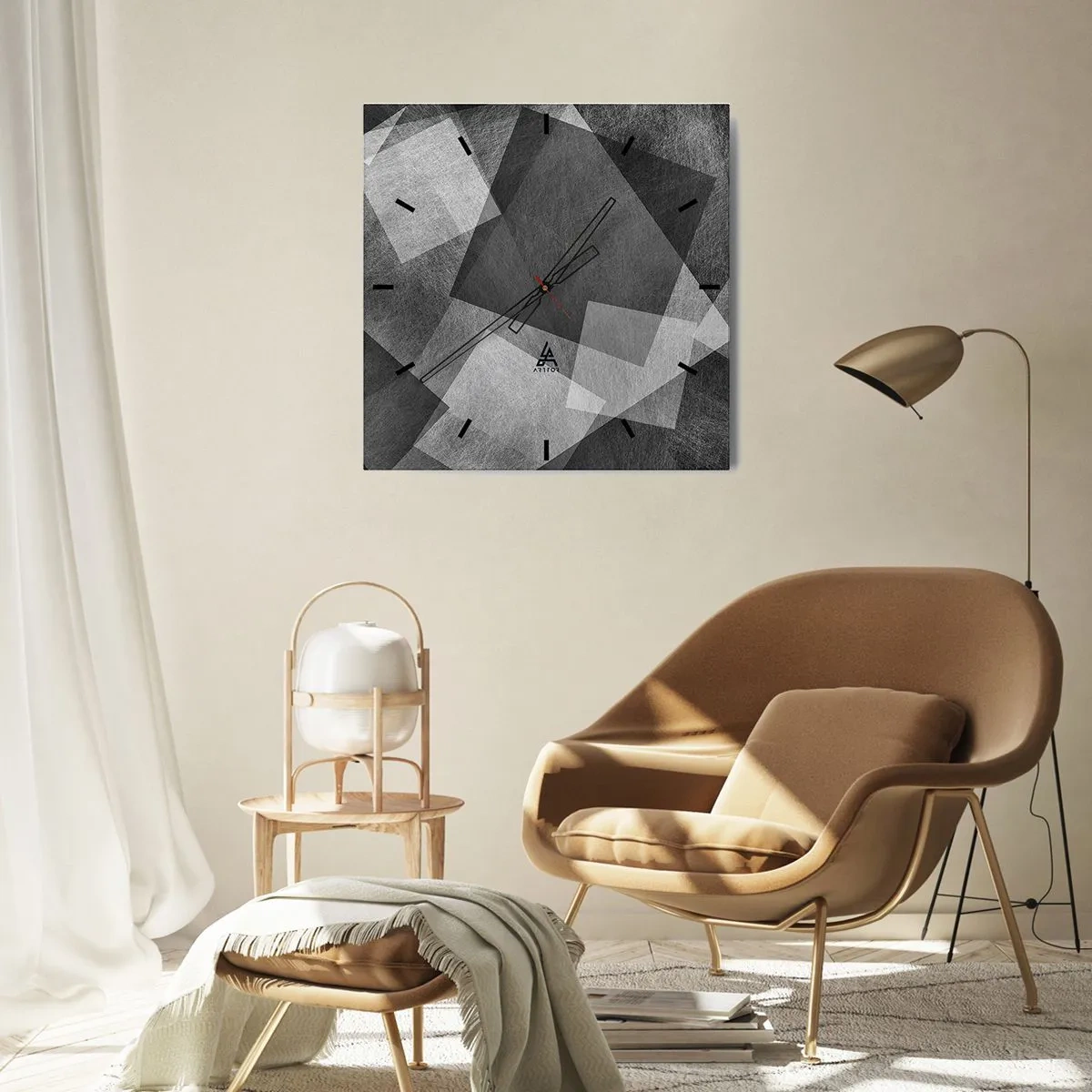 Falióra, Óra - A tartósság és a rend örök szimbóluma - 40x40 cm