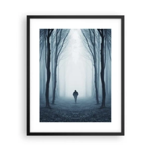 Poszter fehér keretben - És minden egyszerű és világos - 40x50 cm