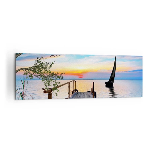 Vászonkép - Kellemes este - 160x50 cm