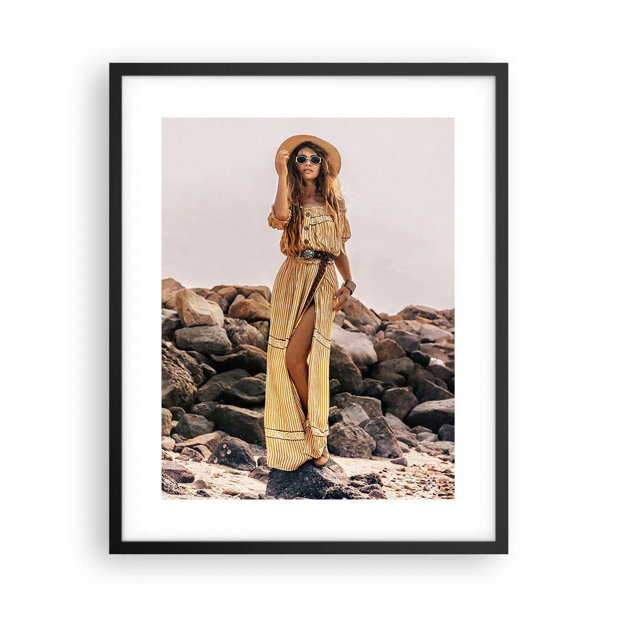 Poszter fehér keretben - A kövek varázsa - 40x50 cm