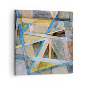 Vászonkép - Egyenesen vagy átlósan? - 50x50 cm