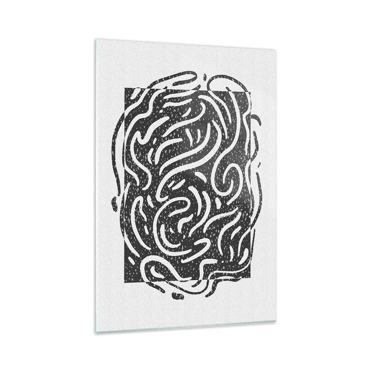 Üveg kép - Absztrakció: örömtánc - 80x120 cm