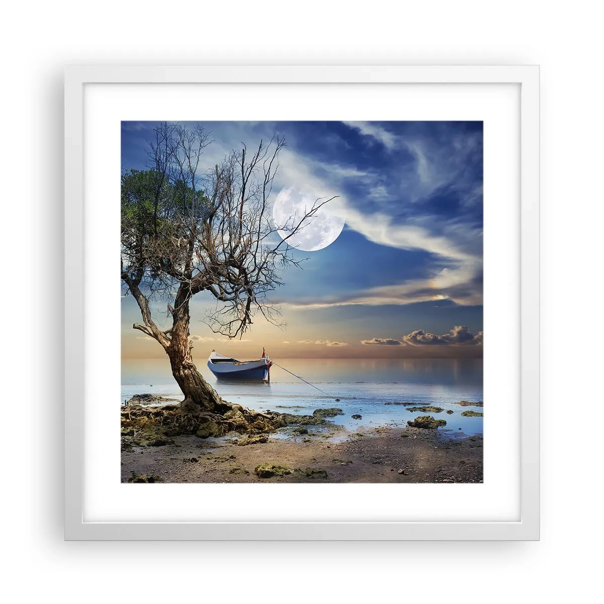 Poszter fekete keretben - Ez a vég vagy a kezdet? - 40x40 cm