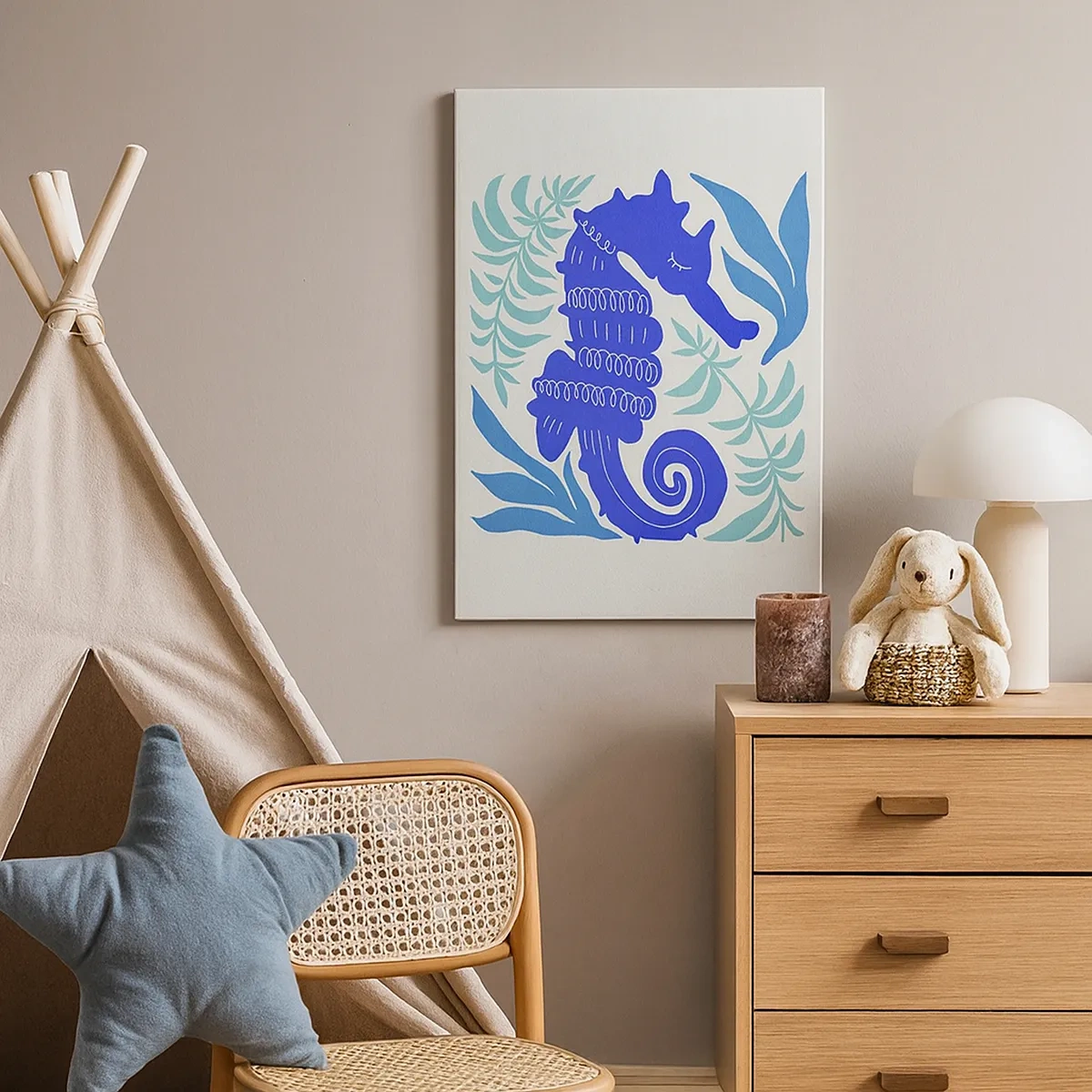 Vászonkép - Egy víz alatti réten - 50x70 cm