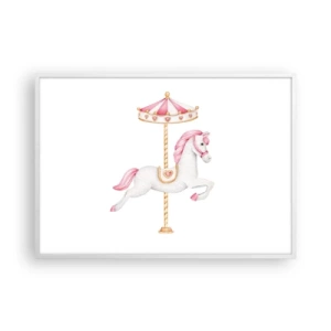 Poszter fekete keretben - Elindult egy patával - 100x70 cm