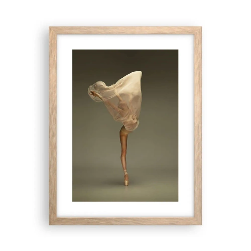 Poszter világos tölgy keretben - Hamarosan felrepül - 30x40 cm