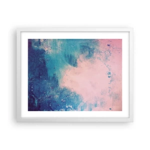 Poszter fekete keretben - Kék ölelések - 50x40 cm