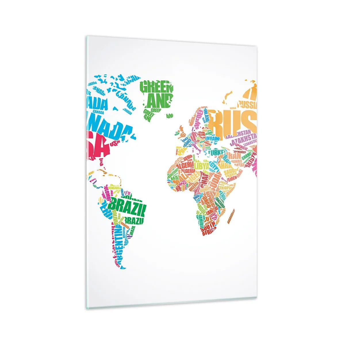 Üveg kép - Mindannyiukat megszeretném ismerni - 50x70 cm