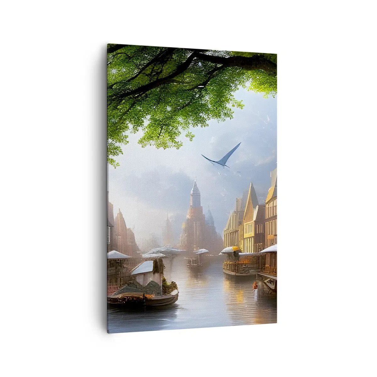 Vászonkép - Holland városkép - 80x120 cm