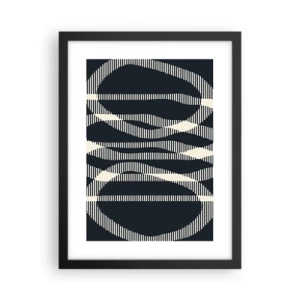 Poszter fehér keretben - Sötétség megtörése kísérlete - 30x40 cm