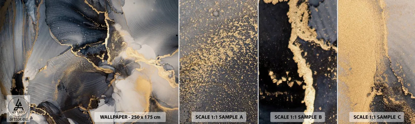 Fotótapéta Minta Standard Eco - Egy kő élete - Absztrakció, Darab, Modern művészet - 100x30 cm