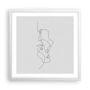 Poszter fekete keretben - Gyászos sóvárgás - 50x50 cm