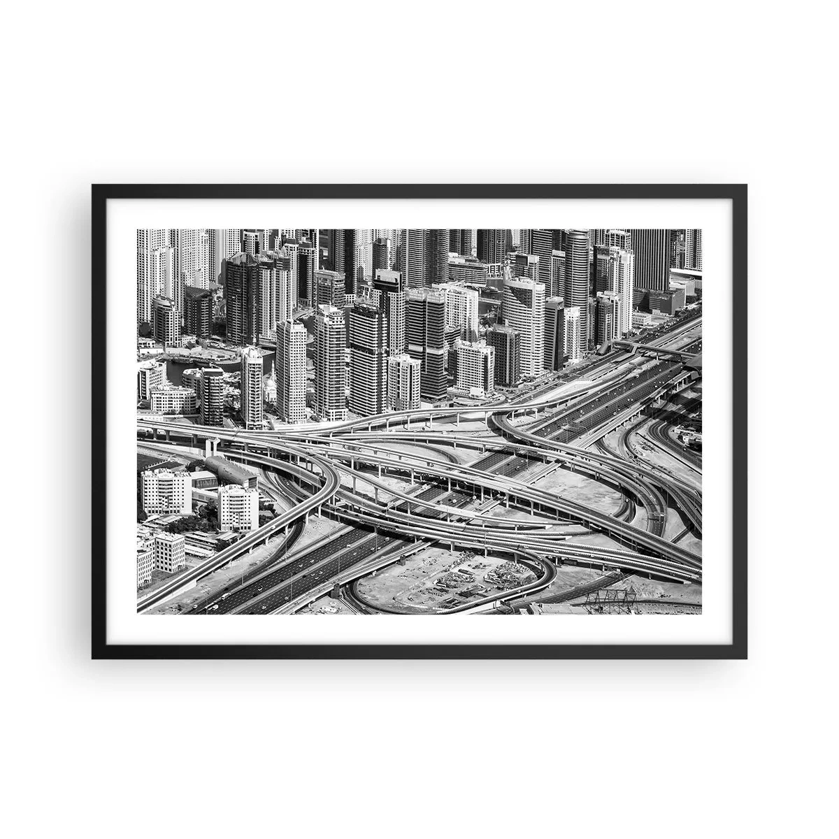 Poszter fehér keretben - Dubai – a lehetetlen város - 70x50 cm