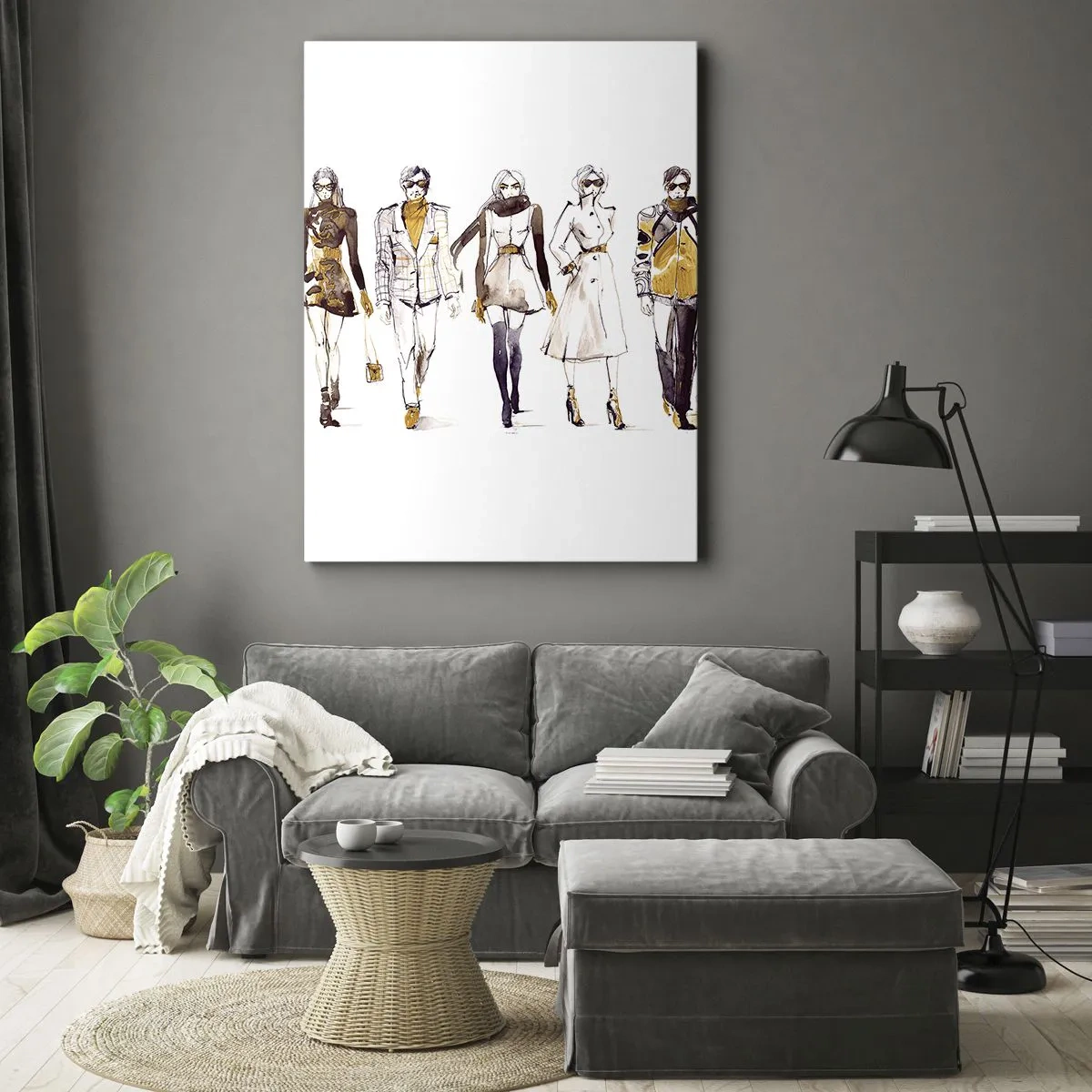 Vászonkép - Nem kikényszerített sikk, szabad elegancia - 50x70 cm