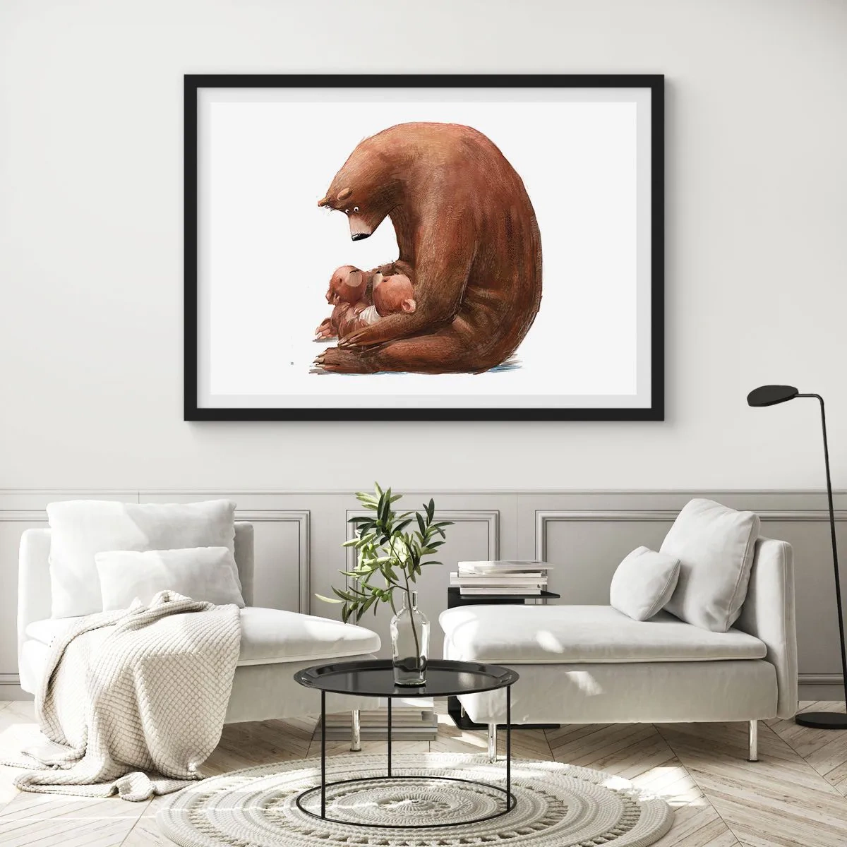 Poszter fehér keretben - Szép álmokat gyerekek - 70x50 cm