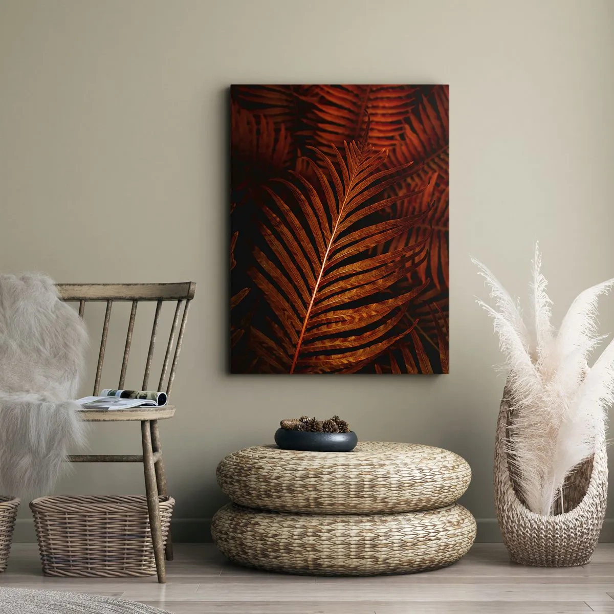Vászonkép - Az élet vörös színe - 45x80 cm