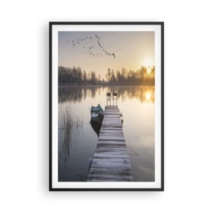 Poszter fehér keretben - Egy kis idő múlva visszajövök - 61x91 cm