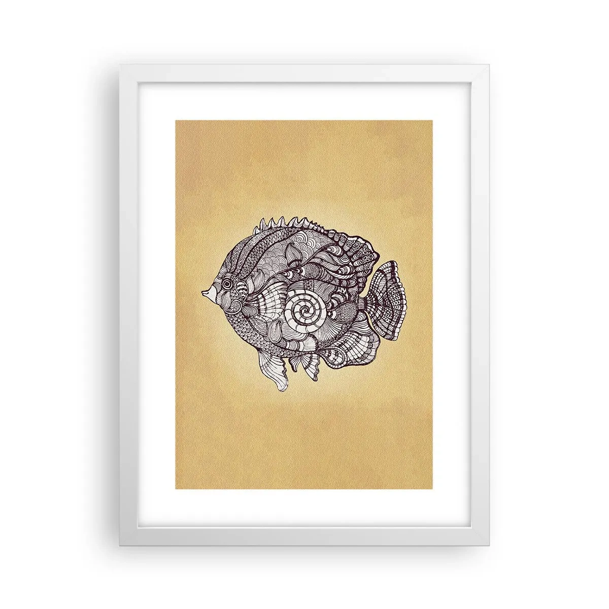 Poszter fekete keretben - A díszek óceánjából - 30x40 cm