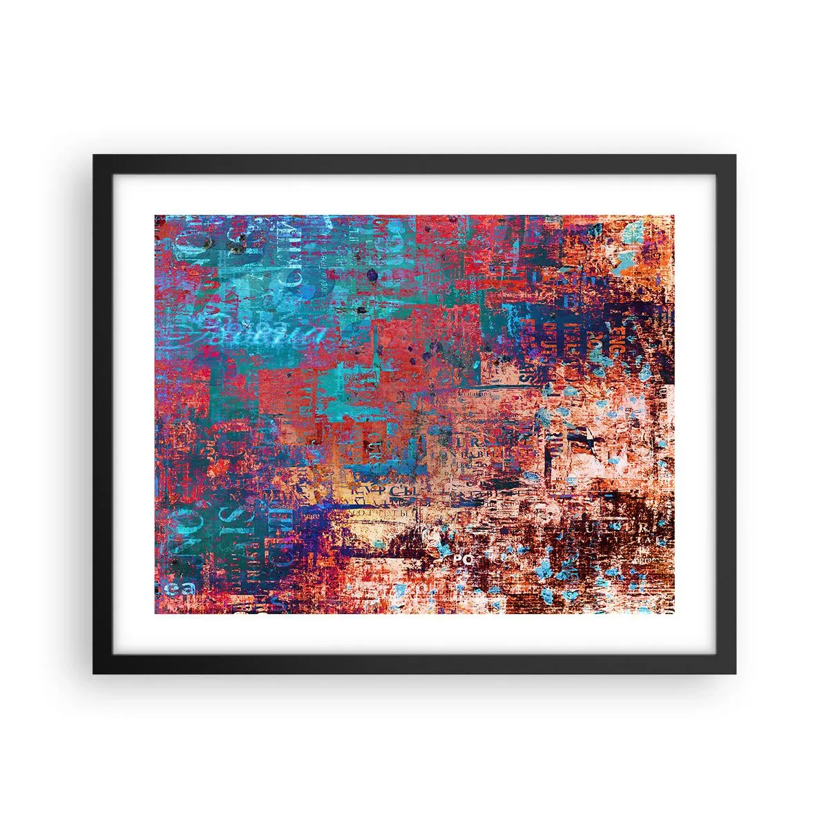 Poszter fehér keretben - Emlékezés és feledés - 50x40 cm