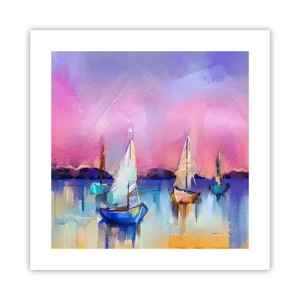 Poszter - Irány: széles vizek - 40x40 cm