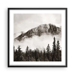 Poszter fehér keretben - Gránit uralkodó - 50x50 cm