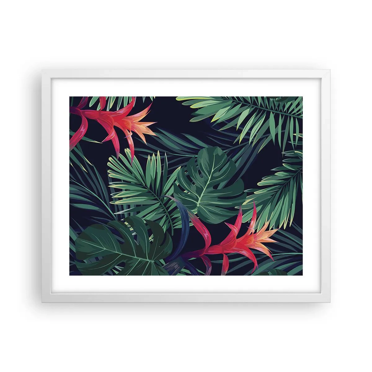 Poszter fekete keretben - Zölden égni - 50x40 cm