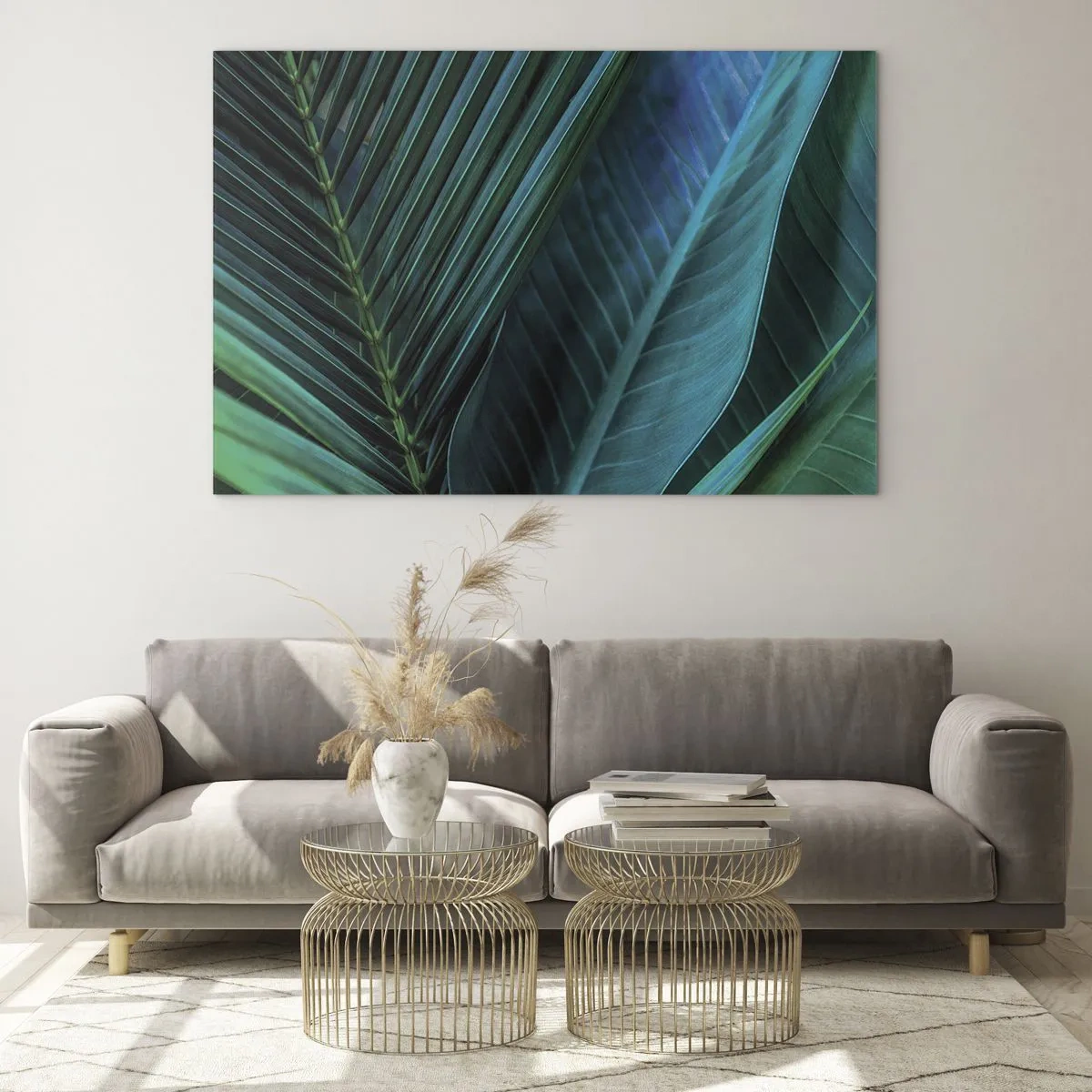 Üveg kép - A zöld anatómiája - 100x70 cm