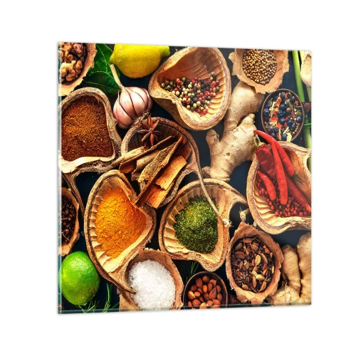 Üveg kép - Vigyél, amit akarsz - 70x70 cm