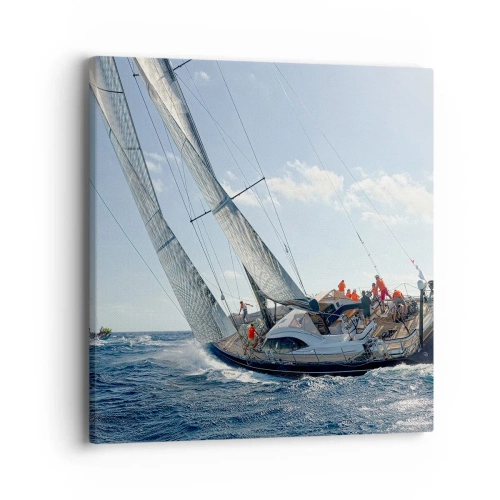 Vászonkép - Győzzön a jobbik - 40x40 cm