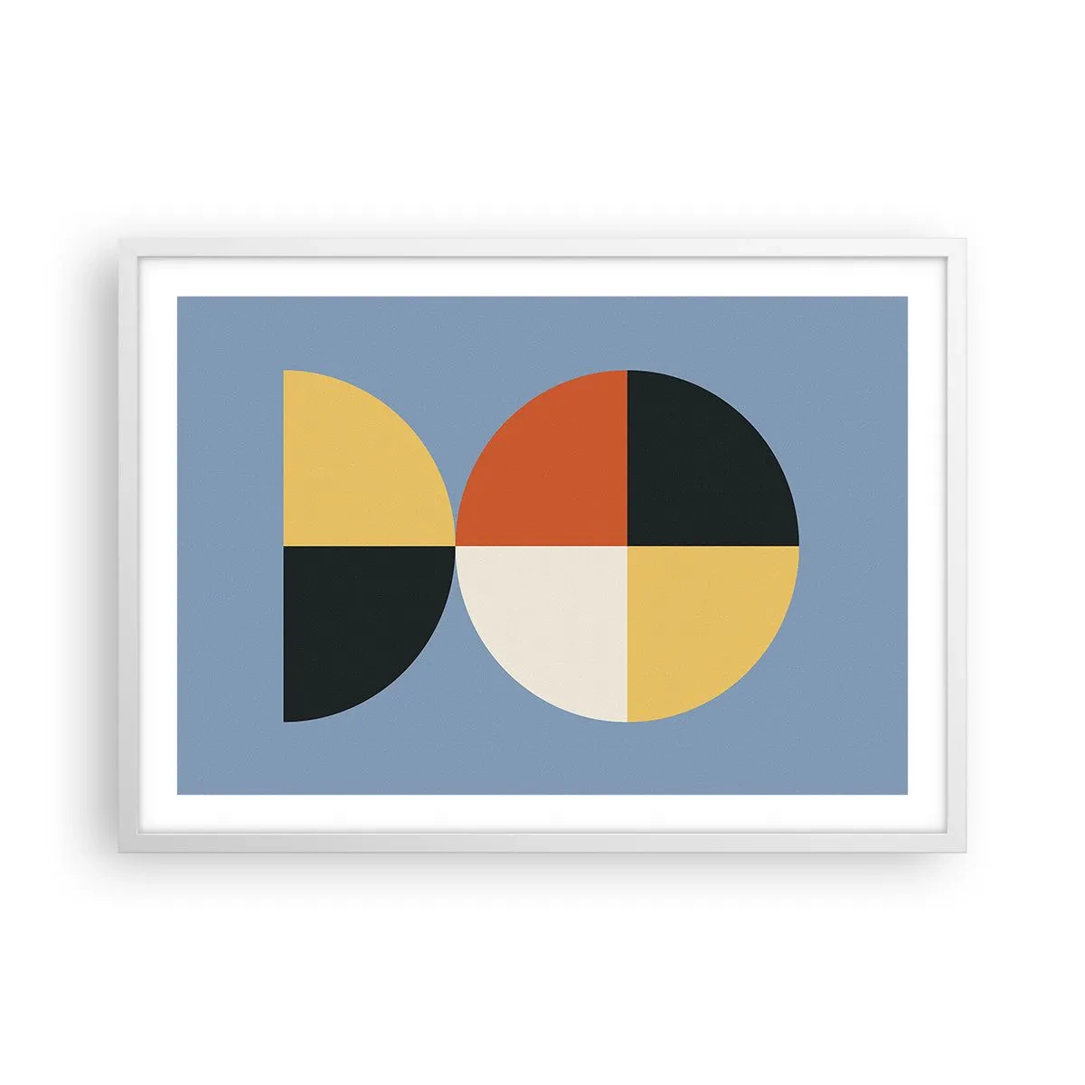 Poszter fekete keretben - Nézd és számolj - 70x50 cm