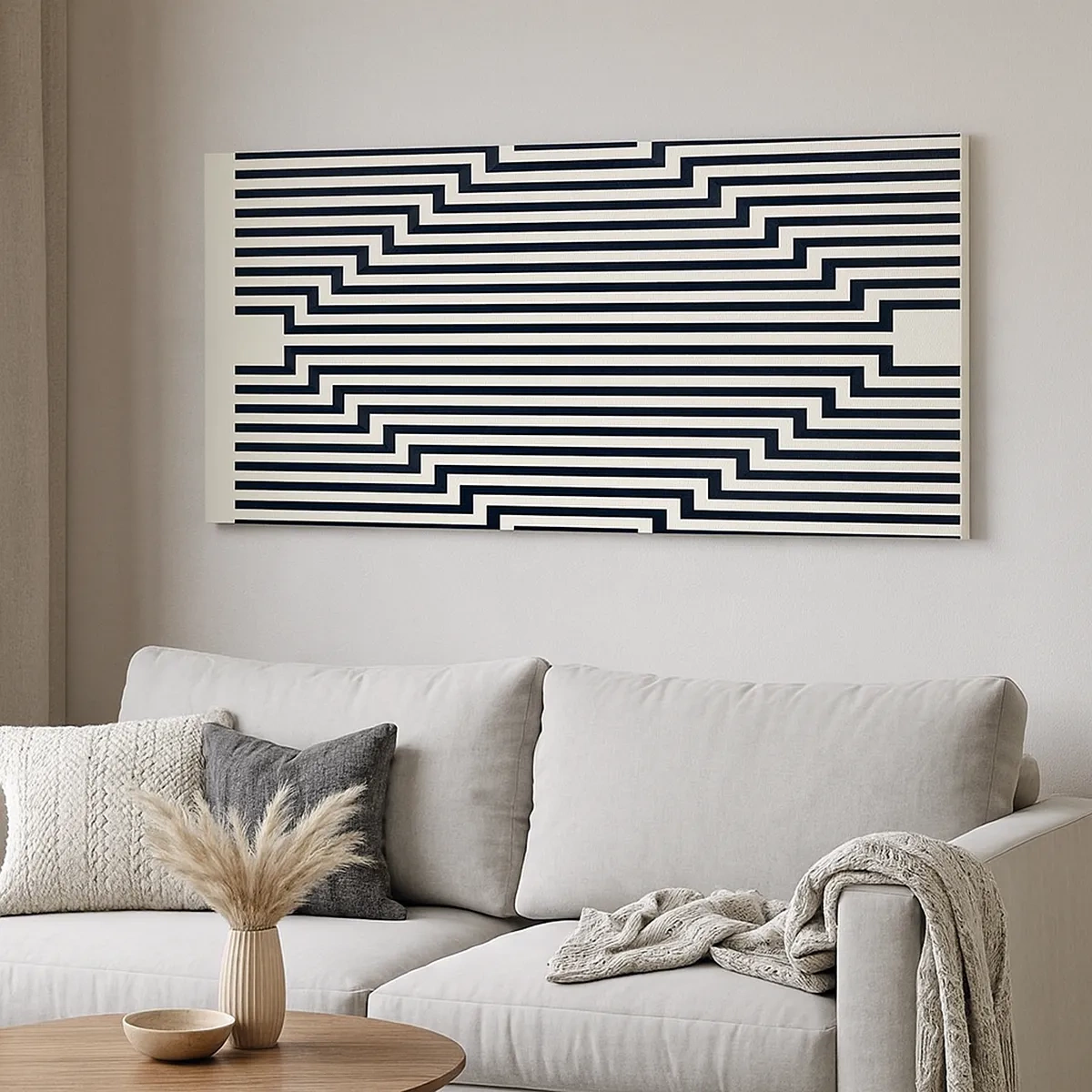 Vászonkép - Geometrikus illúzió - 30x30 cm