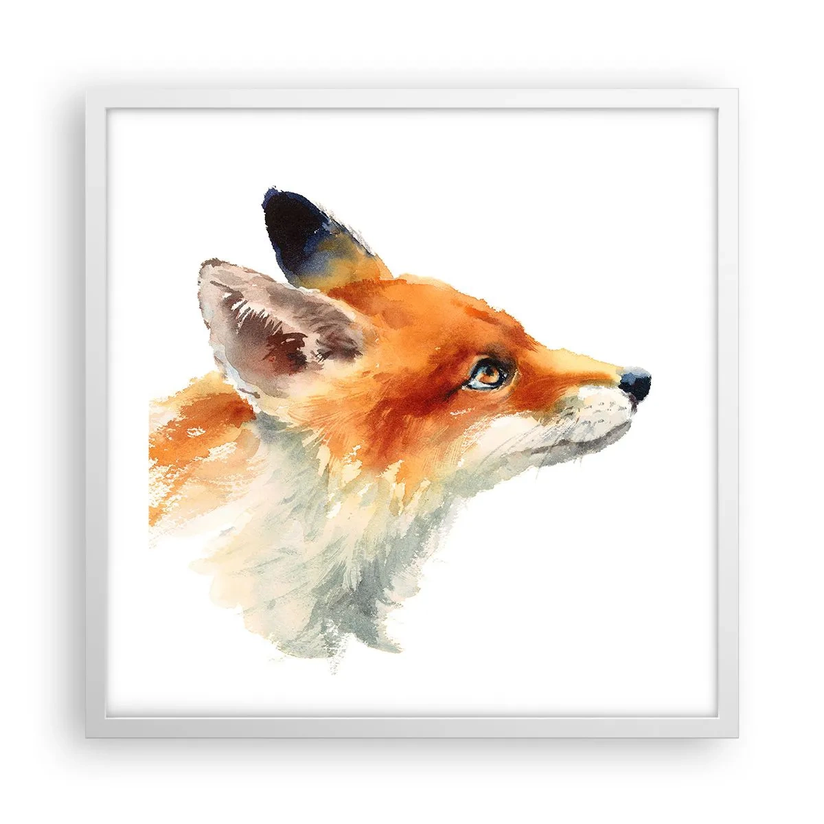 Poszter fekete keretben - Óvatosság az első - 50x50 cm