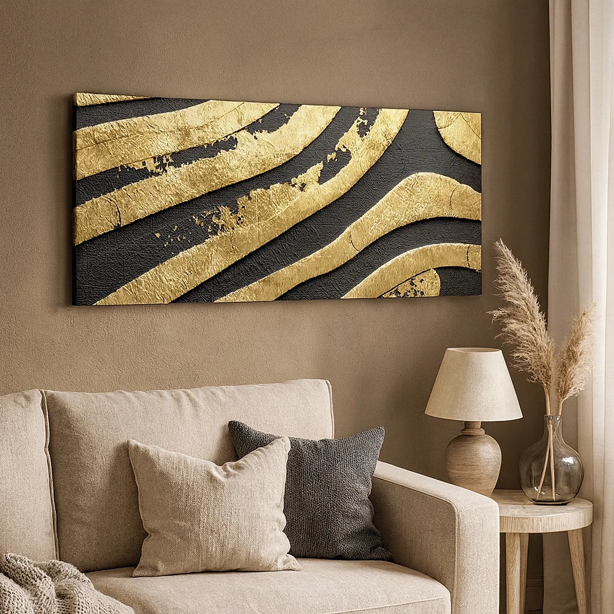 Vászonkép - Minden folyik - 30x30 cm