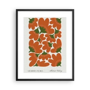 Poszter fehér keretben - A virágok életéről - 40x50 cm