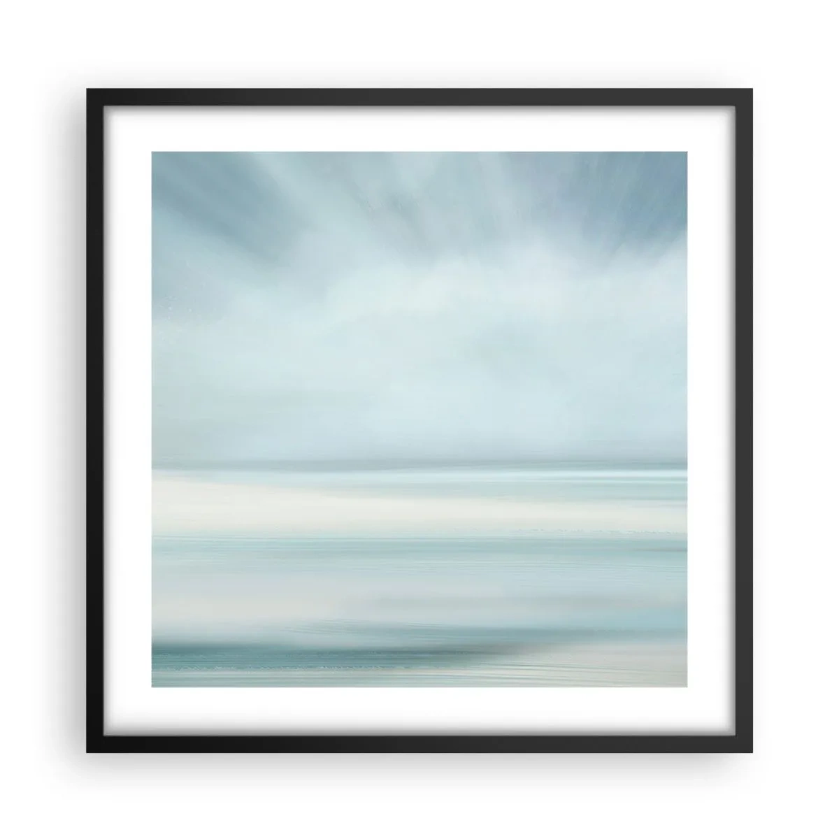 Poszter fehér keretben - Béke egészen a horizontig - 50x50 cm