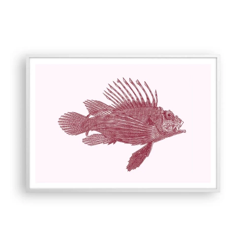 Poszter fekete keretben - Egzotikus vizek lakója - 100x70 cm