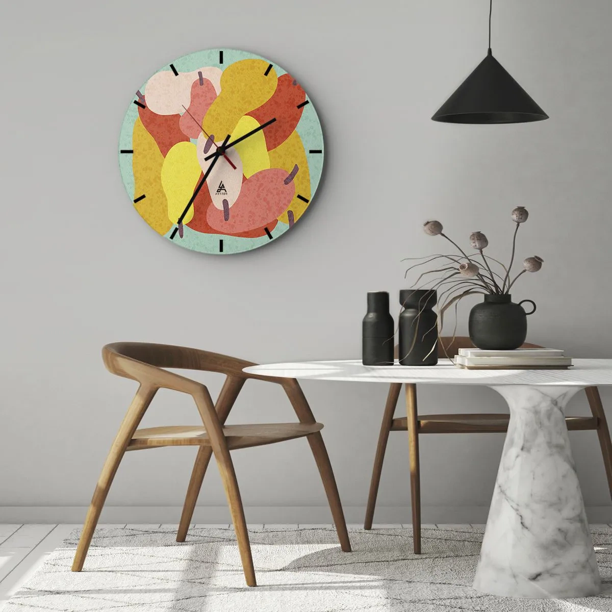 Falióra, Óra - Ízlelgetni a nyári napot - 40x40 cm
