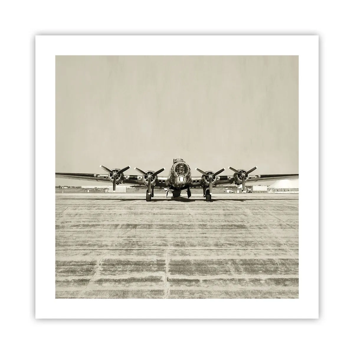 Poszter - Mint mindig készen - 50x50 cm