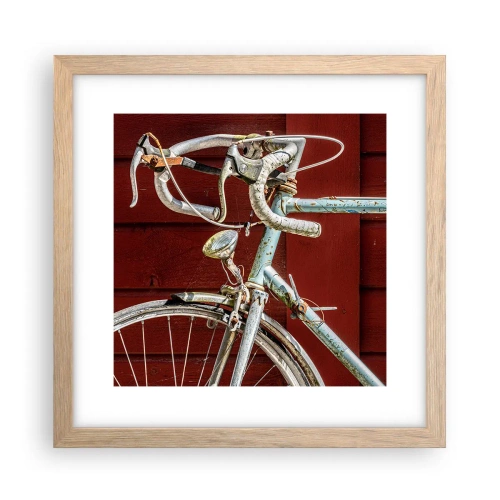 Poszter világos tölgy keretben - Győzelemre teremtve - 30x30 cm