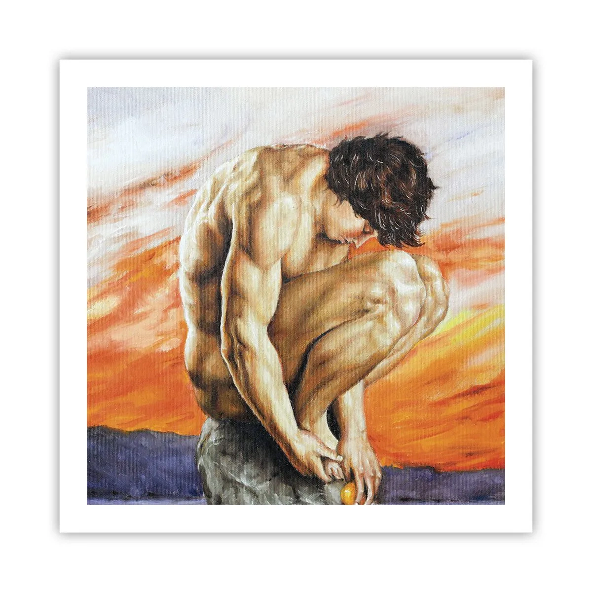 Poszter - Elmerülve önmagában - 60x60 cm