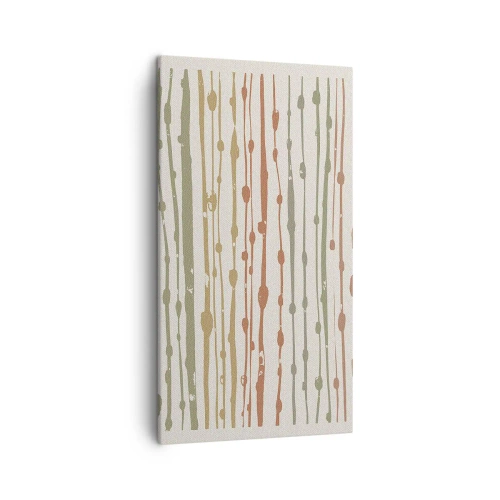 Vászonkép - Zenei színjegyzetelés - 45x80 cm