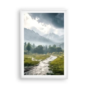 Poszter fekete keretben - Oda és vissza - 61x91 cm