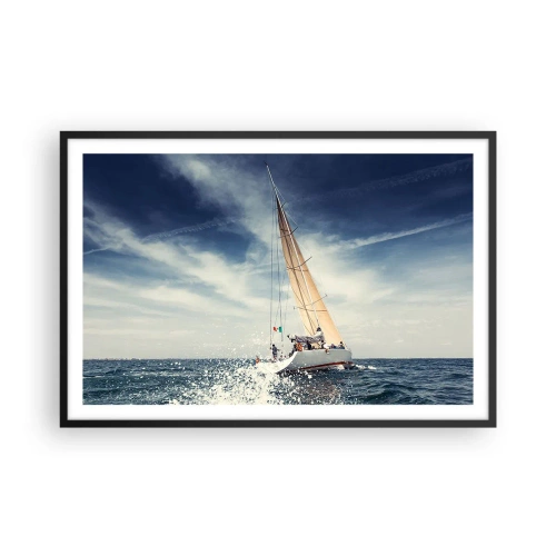 Poszter fehér keretben - Nem érnek utol! - 91x61 cm