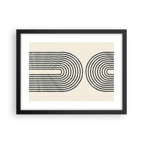 Poszter fehér keretben - Bármelyik percben ... - 40x30 cm