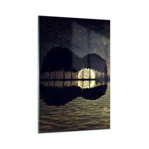 Üveg kép - Éjszaka a világ végén - 80x120 cm