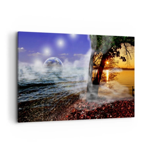 Vászonkép - Szürreális táj - a természet egysége - 120x80 cm