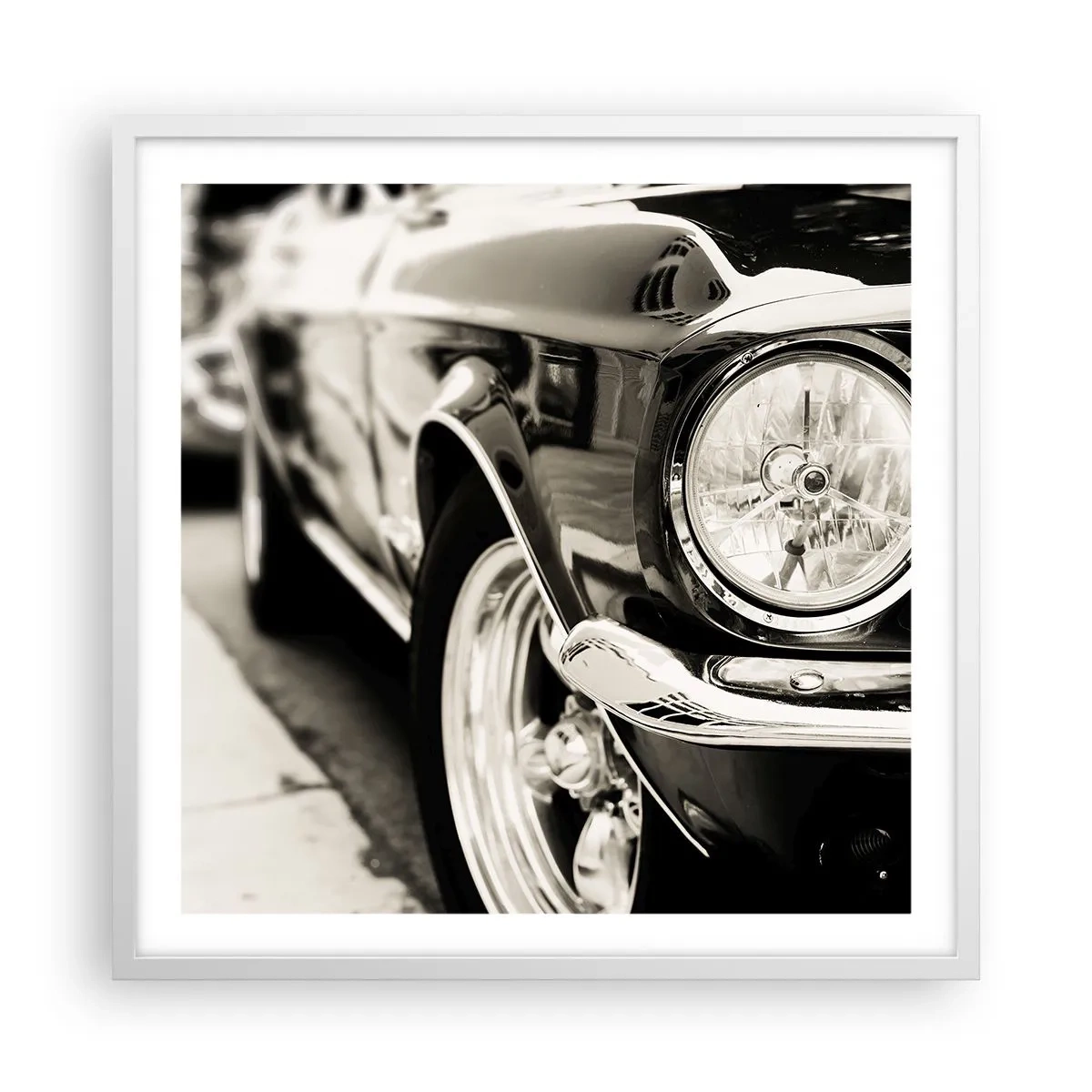 Poszter fekete keretben - Tartós ragyogás - 60x60 cm