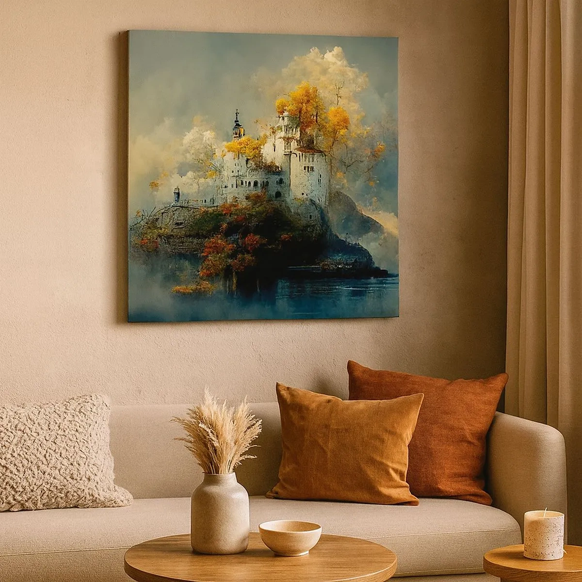 Vászonkép - Egy romantikus történet kezdete - 30x30 cm